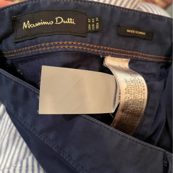 Casual blue pants - Massimo Dutti - Picture 3 of 6